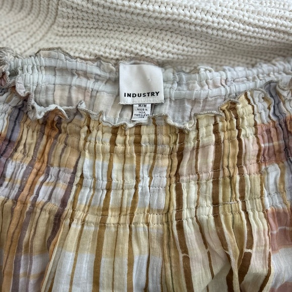 Boho Industry Multi Stripe Pleated Skirt - Picture 5 of 8